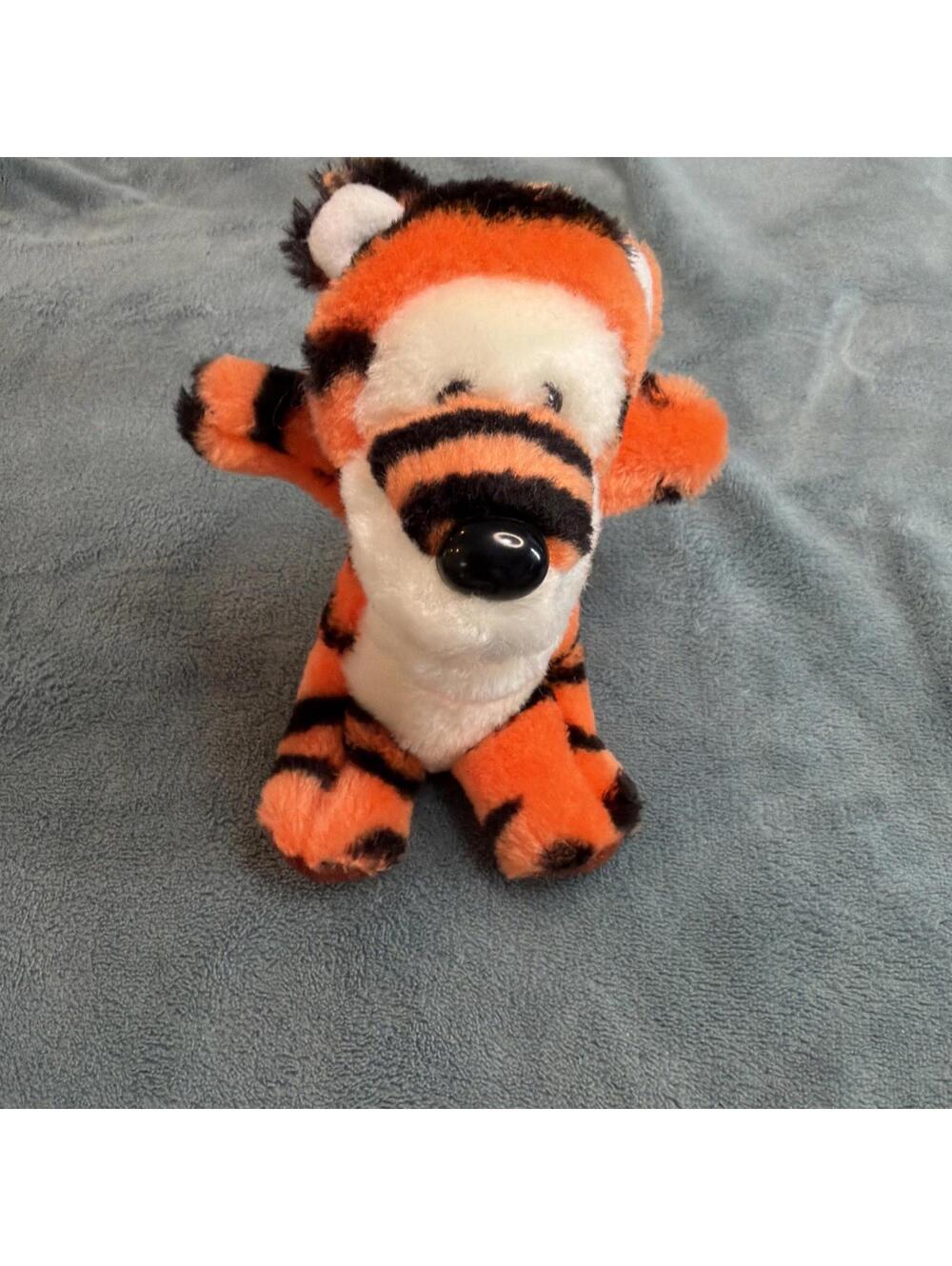 Tiger Plush Stuffed Animal Orange Black Striped 6 in Soft Toy Unknown Brand